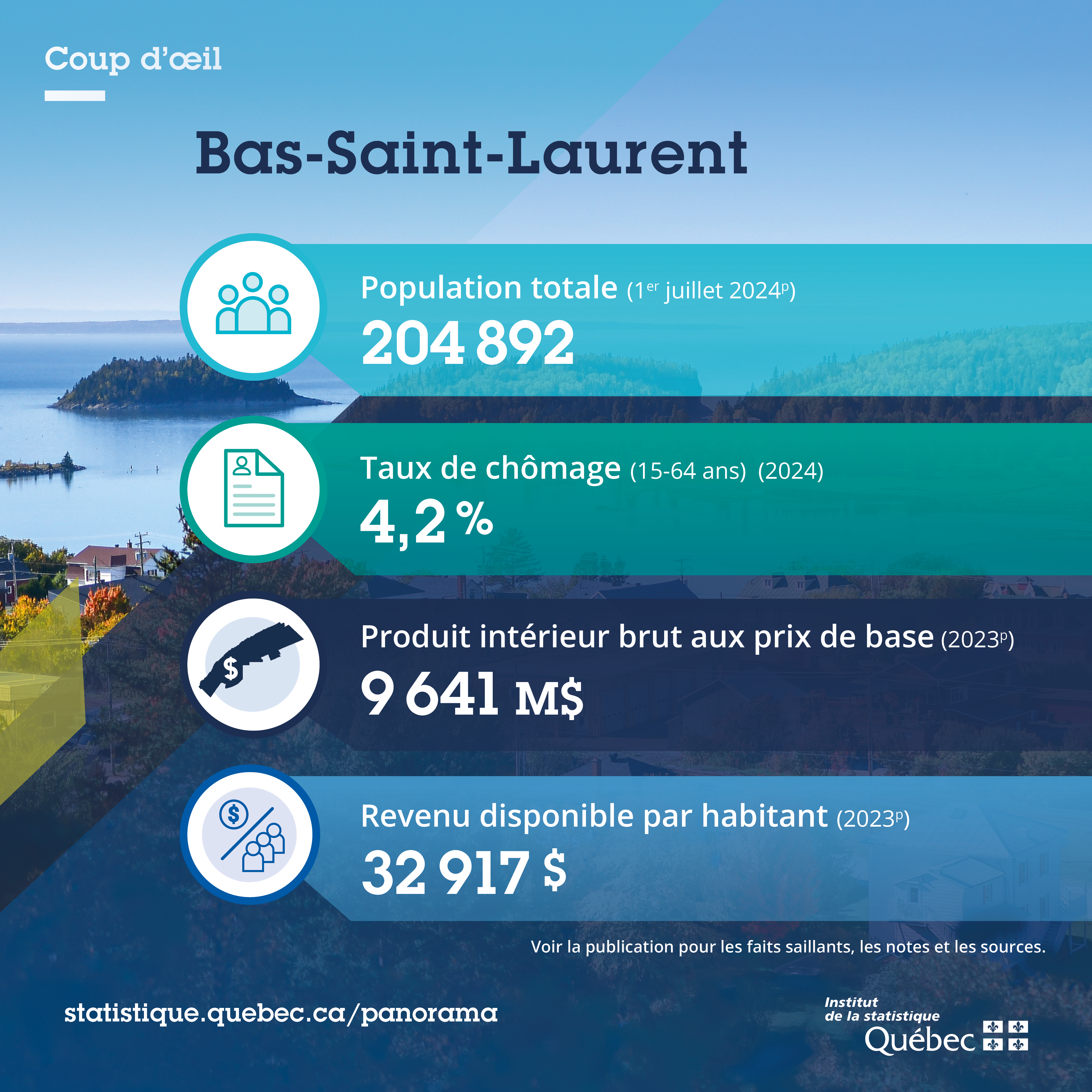 Infographie pr&eacute;sentant les principaux chiffres avec des pictogrammes.