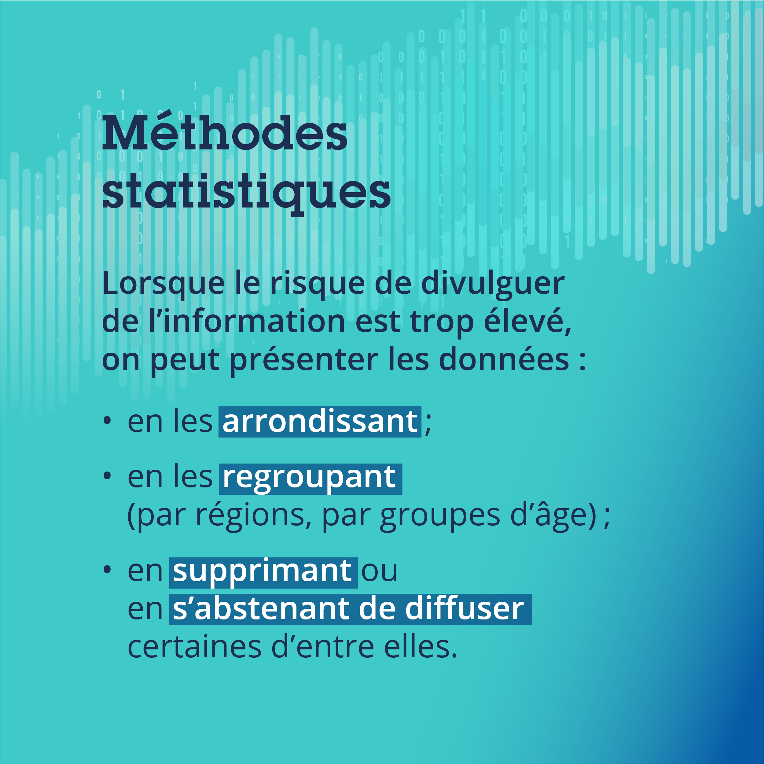Image 1 Méthodes statistiques. Lire la version textuelle pour le texte.